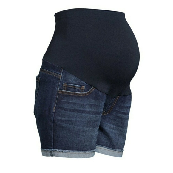 Size Medium New Maternity Striped Shirt & Shorts - Picture 6 of 6